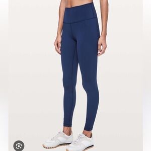 lululemon athletica Navy Blue Leggings
